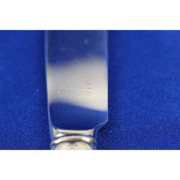 Towle Sterling Hollow Knife Delicate Pattern "Chippendale" No Mono 8 3/4" - Picture 4 of 5